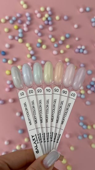 Моделирующий гель Galaxy Milky color gel №05, 20г