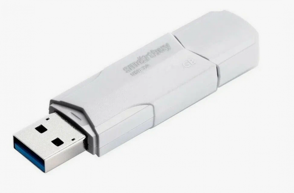Флеш-накопитель 128 Gb Smartbuy CLUE White 3.0