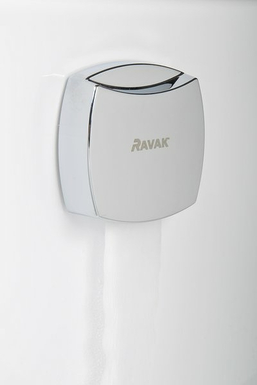Слив-перелив Ravak для ванны, полуавтомат с наливом, хром (X01438)