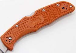 Нож Spyderco Endura 4 HAP40 C10FPBORE Sprint Run оранжевыйфотография - 3