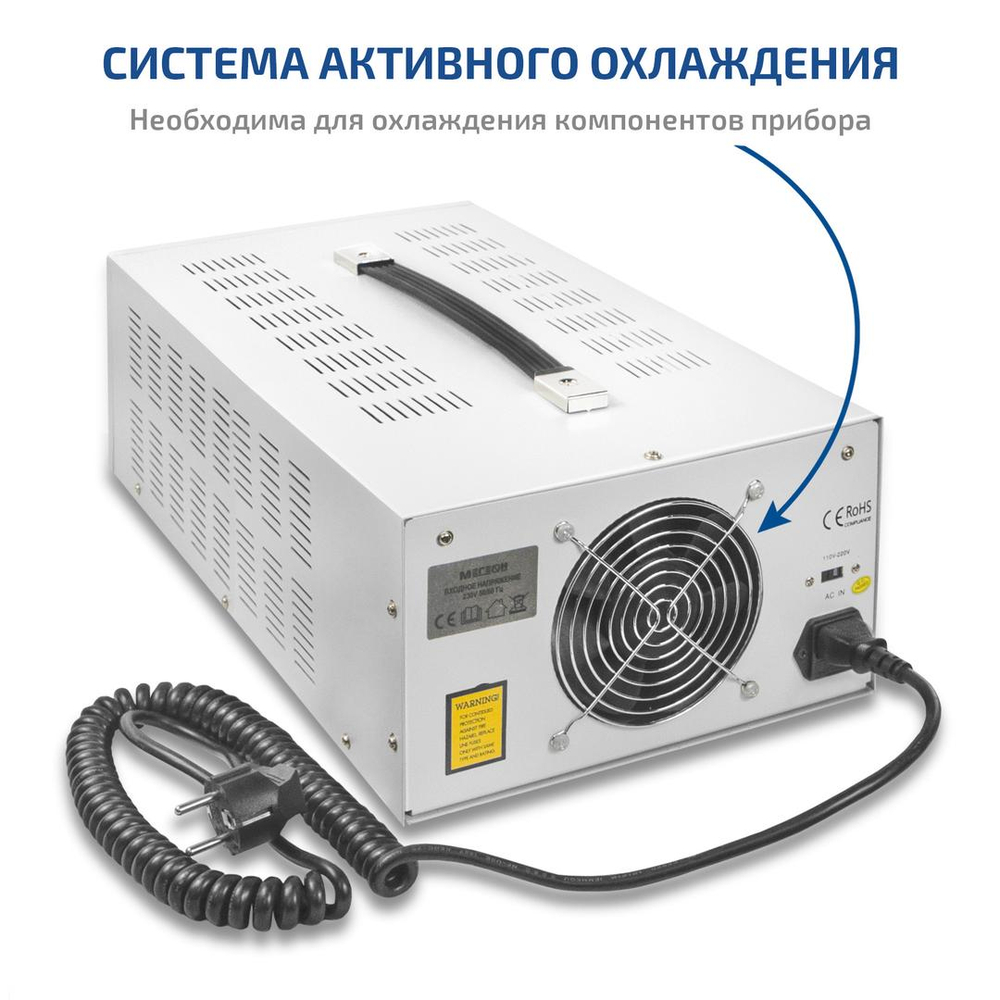 Двухканальный линейный источник питания МЕГЕОН 323010