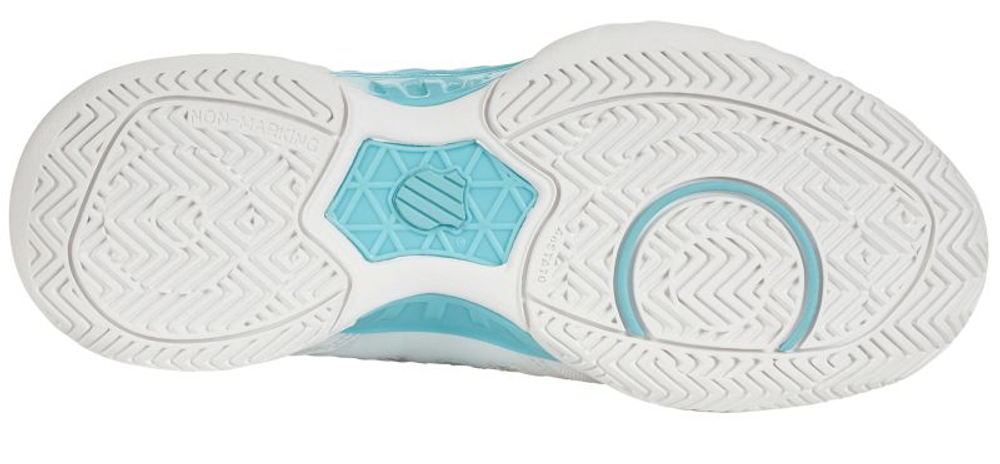 Женские теннисные кроссовки K-Swiss Big Shot Light 4 - brilliant white/angel blue/sheer lilac