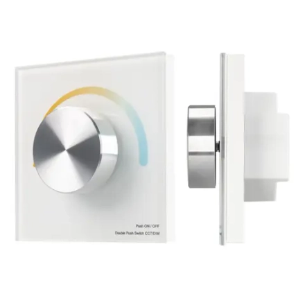 Панель SMART-P2-MIX-G-IN White (3V, Rotary, 2.4G) (Arlight, IP20 Пластик, 5 лет)