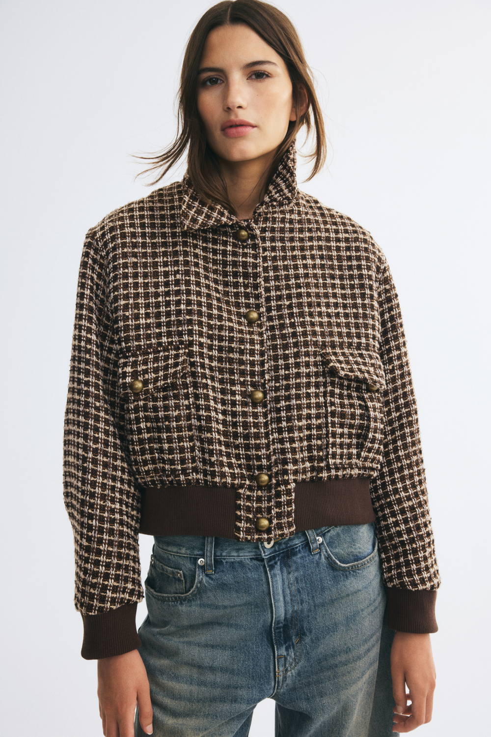 Куртка из текстурной ткани - H&M