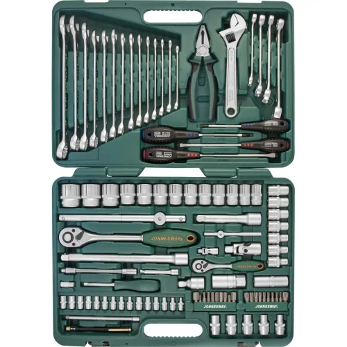 Набор инструмента универсальный 1/4", 1/2"DR 101 предмет JONNESWAY S04H624101SA
