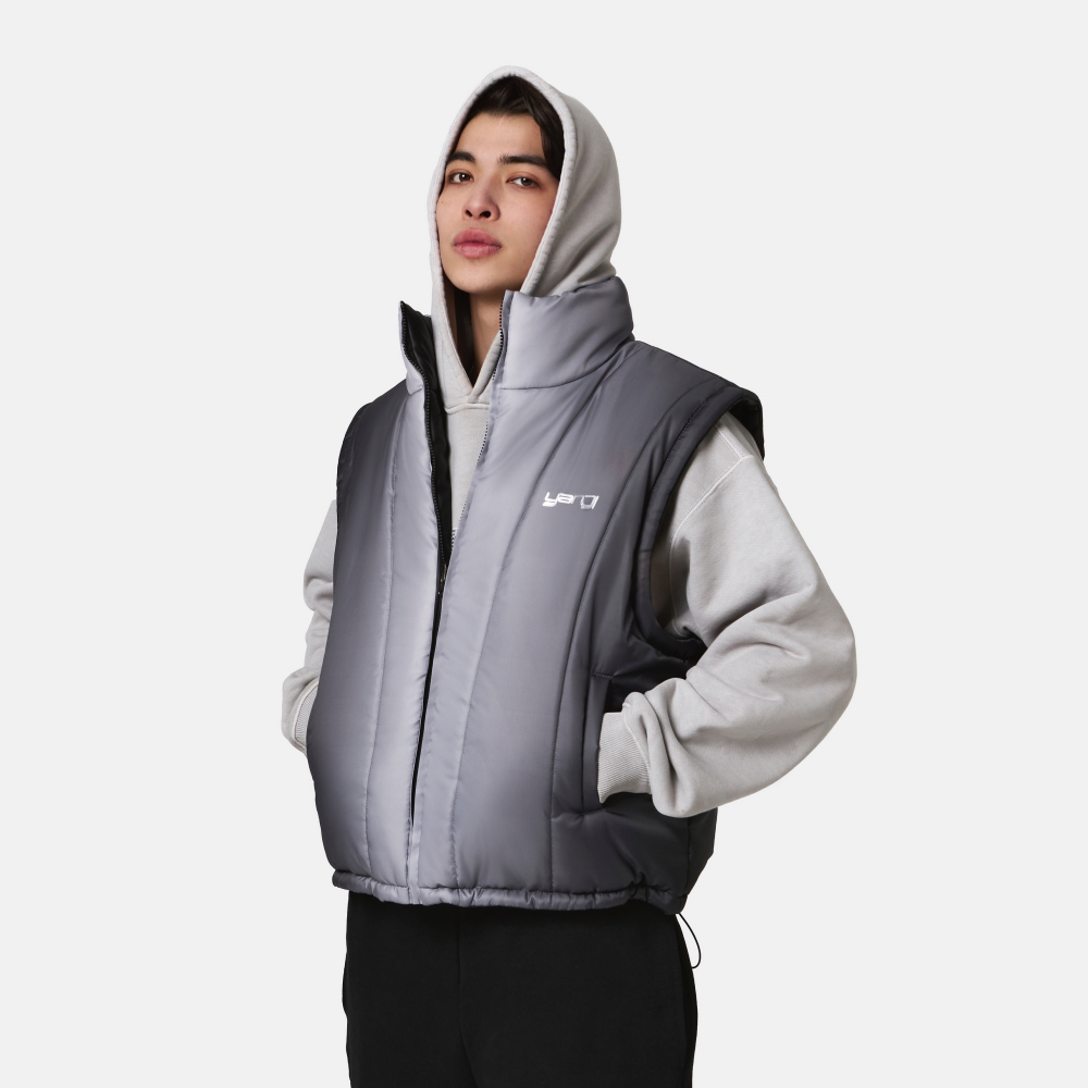 BLACK GRADIENT VEST