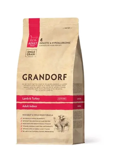 GRANDORF Turkey Adult (Грандорф) сухой корм ягненок и индейка для кошек, 8 кг