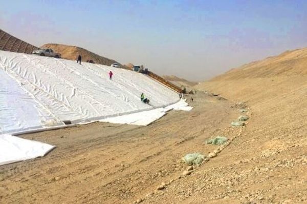 Chamusa Hydropower Project in Kashgar, Xinjiang, China — композитная геомембрана и геотекстиль для гидроизоляции гидроузла