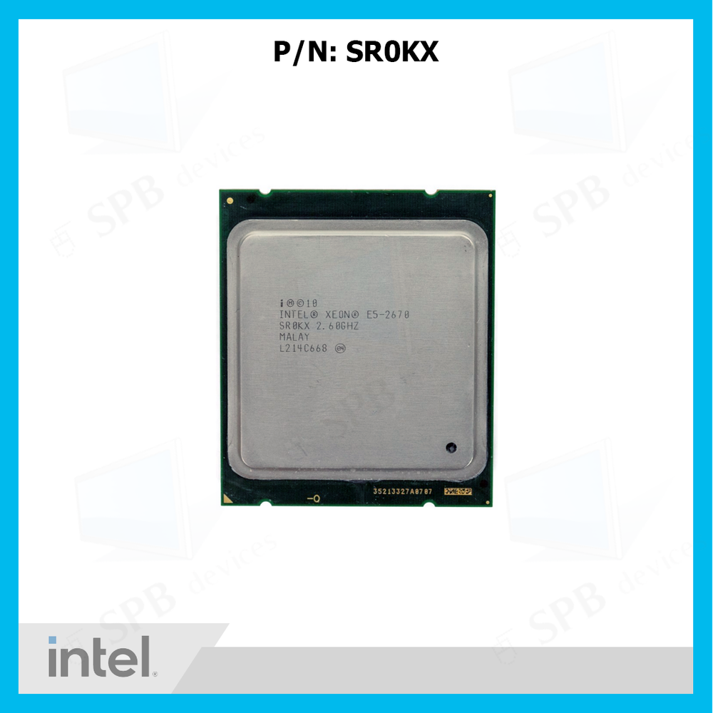 Процессор Intel Xeon E5-2670 v1 Sandy Bridge-EP (2600MHz, LGA2011, L3 20480Kb), SR0KX, oem
