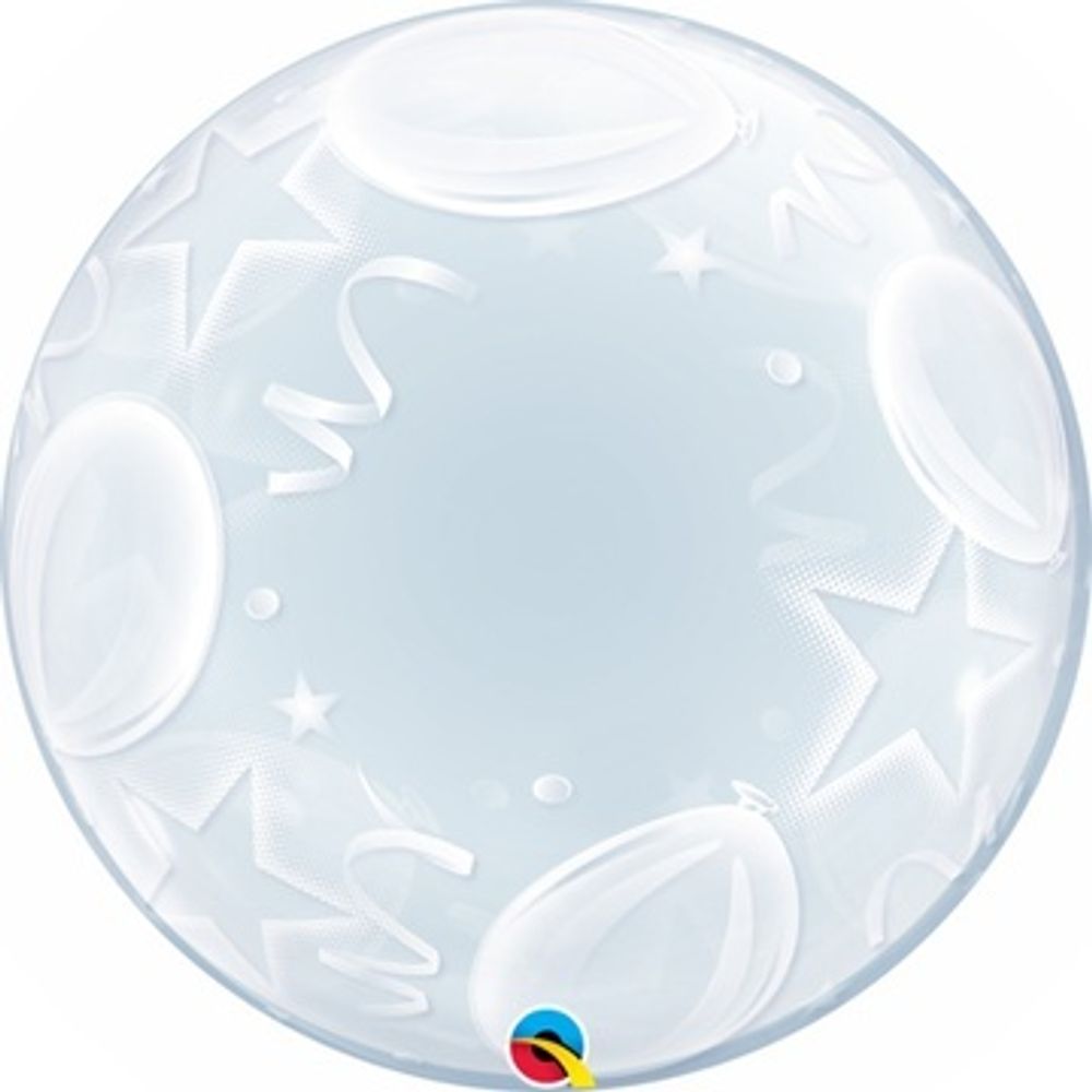 П BUBBLE DECO 24" Шары и Звезды