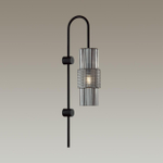5016/1W MODERN ODL23 405 черный/дымчатый металл/стекло Бра E14 1*40W PIMPA