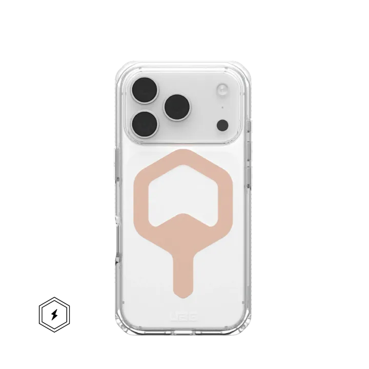UAG Plyo with MagSafe Series Case for Apple iPhone 17 Pro Ice/Rose Gold (Прозрачный)