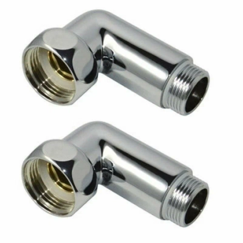 Угловое соединение для п/с хром 1/2" г/ш (ПАРА) TIM K3-LFM022