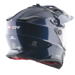 Шлем AXOR X-CROSS DUAL VISOR SC, с визором, цвет синий (S)