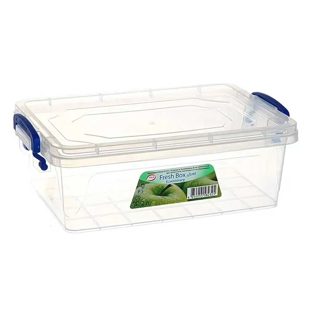 Контейнер пластиковый «Fresh Box» 2 л slim