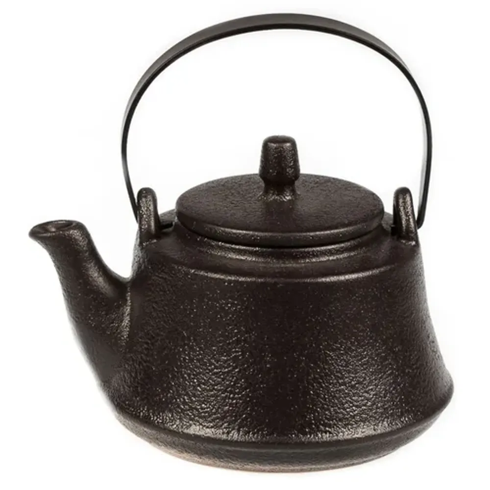 Чайник 600 мл d 14 см h8,5 см с ситом Smooth Black Raw Stellar P.L. Proff Cuisine [1]