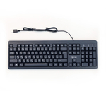 Клавиатура проводная BaseTech KB101, черный, Retail, мембранная, 1.4м (BT-KB101B)