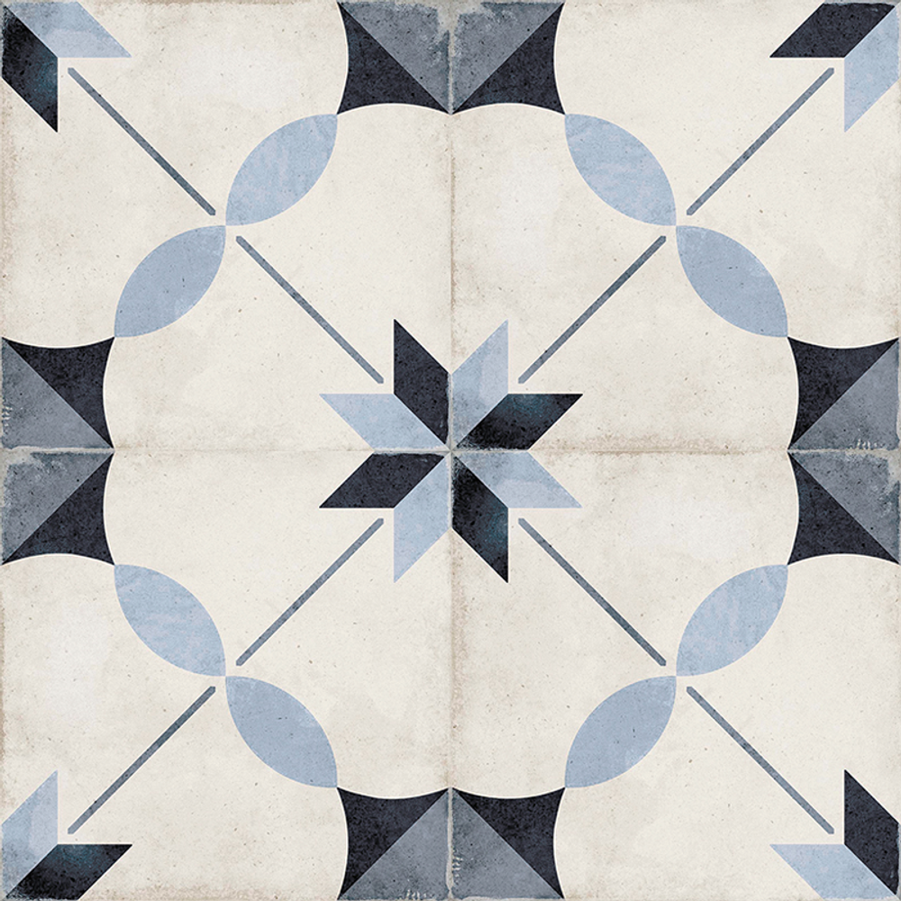 Equipe Art Nouveau Arcade Blue 20x20