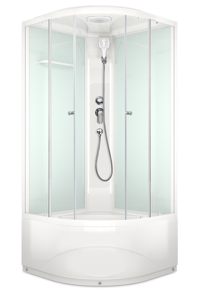 Душевая кабина DOMANI-Spa Delight 88 high, высокий поддон,мат,80х80х218