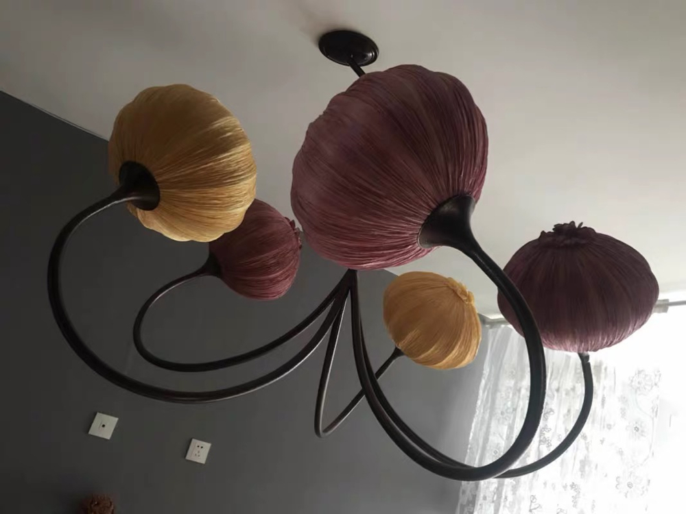 Chandelier design lamp Palms by Aqua Creations Studio