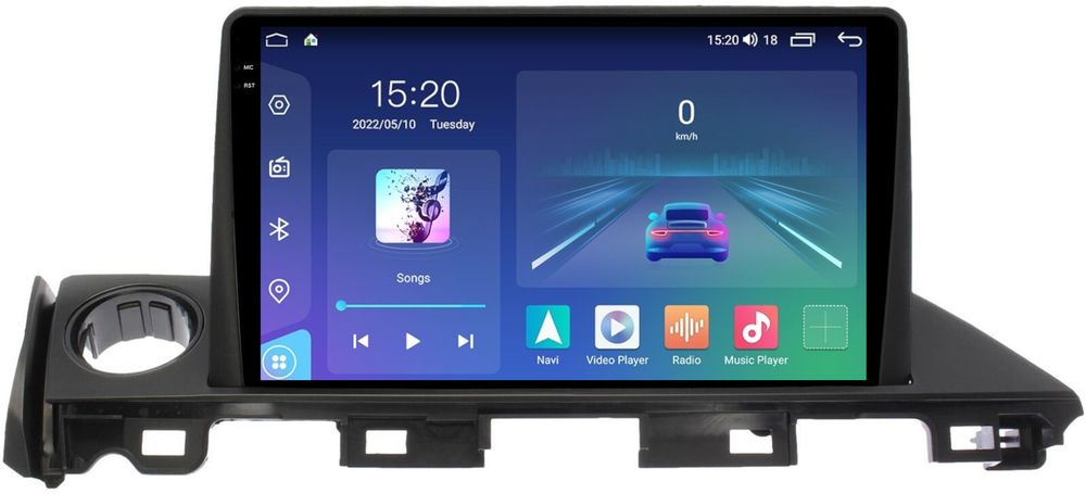 Магнитола для Mazda 6 2015-2018 - Parafar PF014U2K на Android 13, Быстрая, QLED+2K, CarPlay, 4G SIM-слот