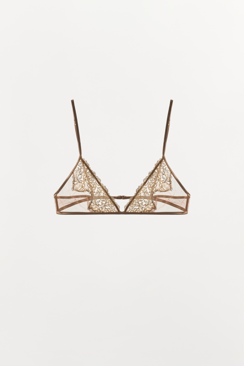 БЮСТГАЛЬТЕР ИЗ СЕТКИ С КРУЖЕВОМ — ZARA