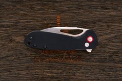 Нож складной CJRB J1926-BK Lago, клинок 87мм, сталь AR-RPM9, рукоять G10 чёрный