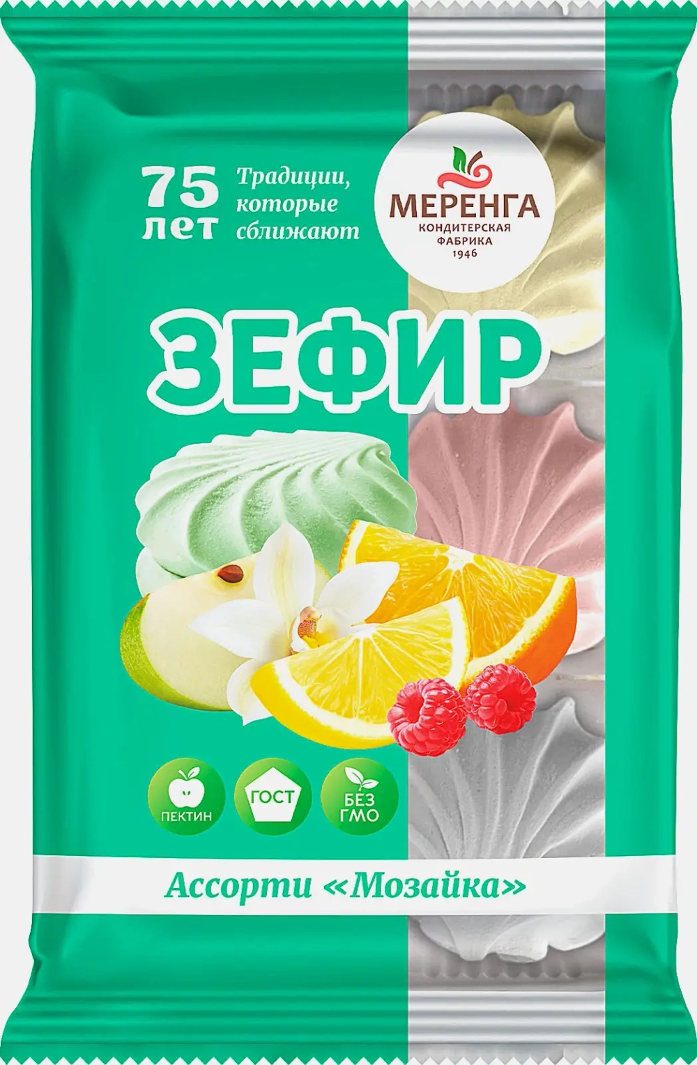 Зефир Мозайка ассорти Меренга 270г