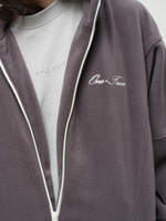 Zip-Up Sweatshirt Grey Excalibur