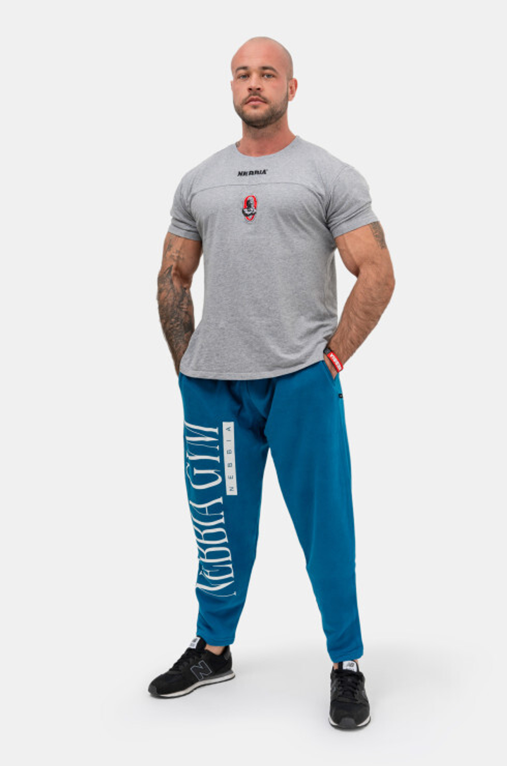 BEAST MODE ON ICONIC SWEATPANTS 186 Синие
