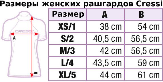 Гидрофутболка-рашгард Cressi Lady с длинным рукавом черная