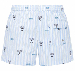 Боксерки теннисные Monte-Carlo Country Club MCCC Crossed Rackets Boxer - white/light blue