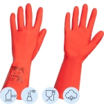 Перчатки резиновые Vileda Profes латекс красный рM 100750/174343,ПС