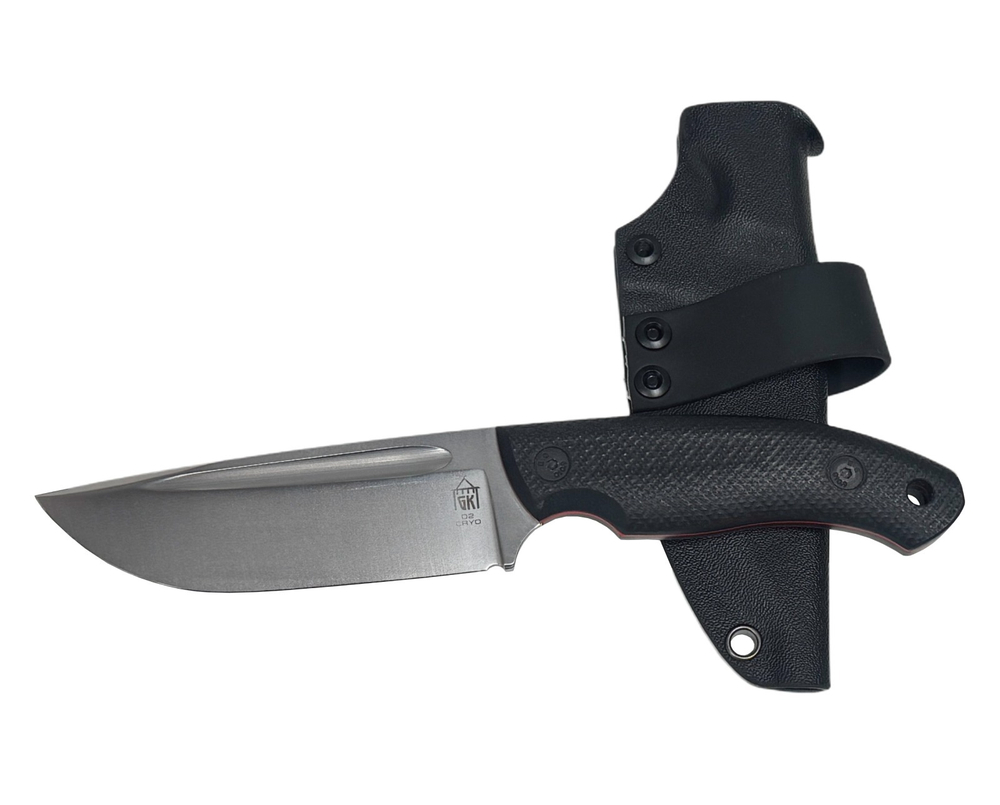 Нож Райбек №1, сталь D2, рукоять G10 Black, Град Горький