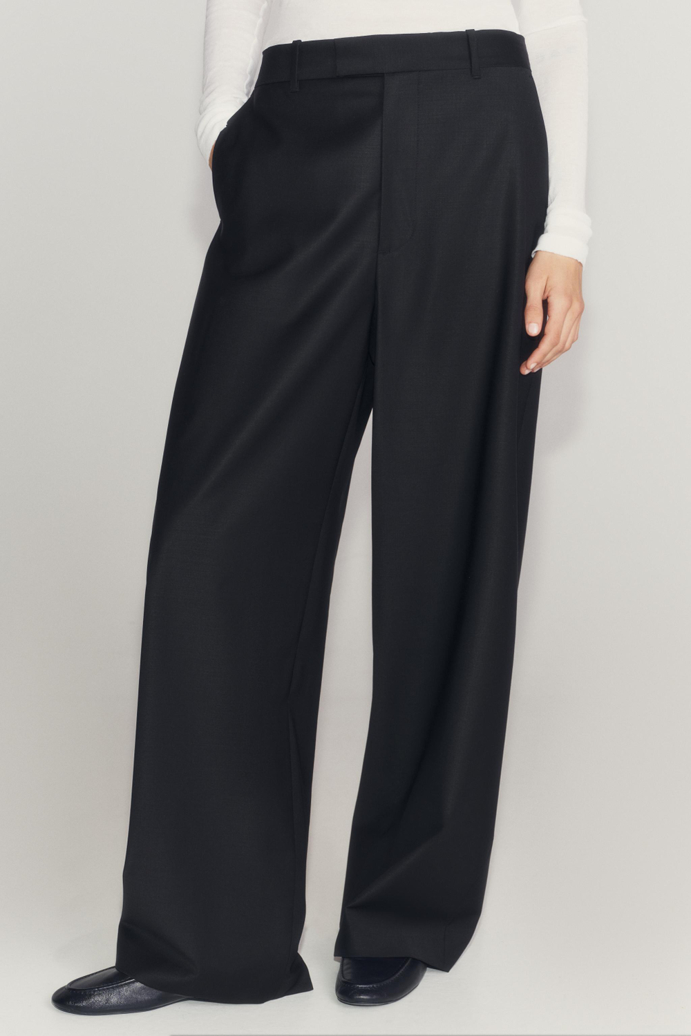 ШИРОКИЕ БРЮКИ ИЗ ШЕРСТИ — ZW COLLECTION — ZARA