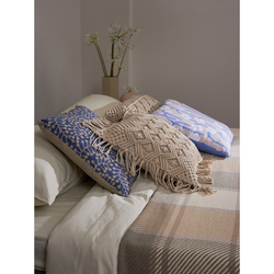 Покрывало из хлопка warm traditions бежево-серого цвета из коллекции essential, 180х250 см