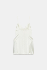 АТЛАСНОЕ ОБЪЕМНОЕ МИНИ-ПЛАТЬЕ — ZARA