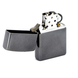 Зажигалка Zippo Classic с покрытием Gray Dusk , латунь/сталь, серая, матовая, 36x12x56 мм