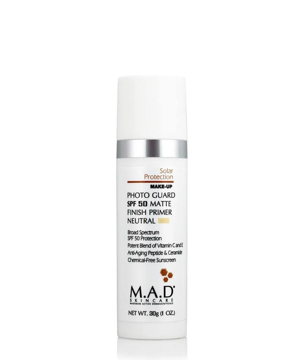 M.A.D Photo Guard SPF 50 Matte Finish Primer-Neutral
