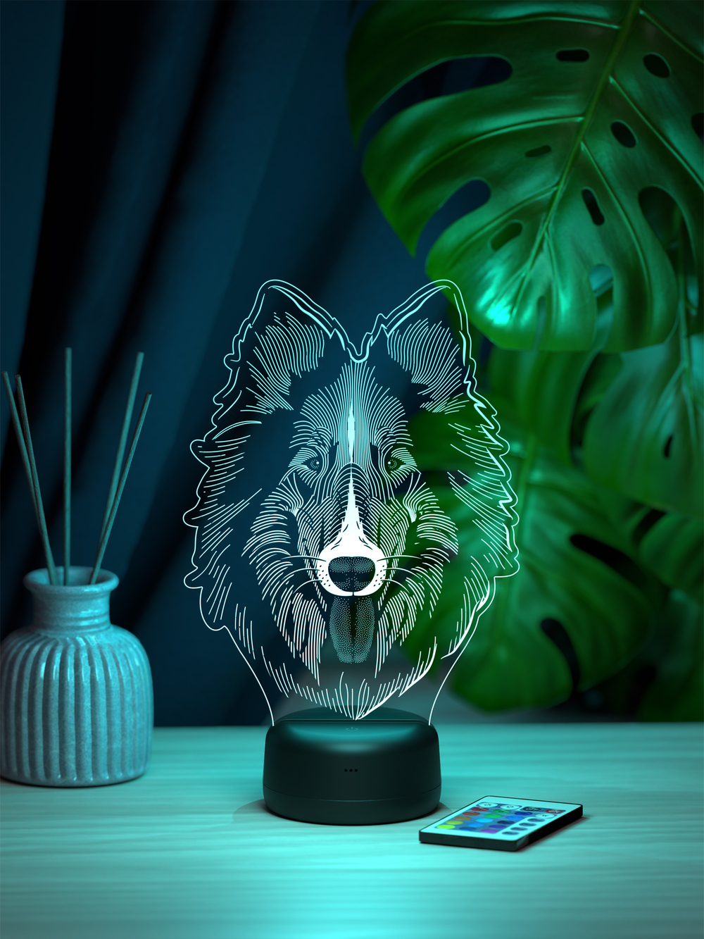 Ночник "Собака - Колли"