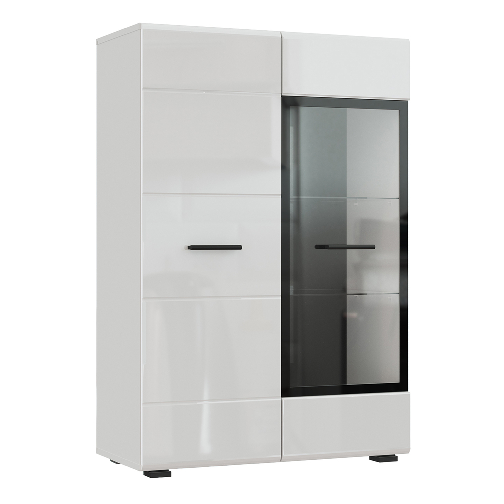GLOSS комод КМВ-80 Белый/Белый глянец 71373136 НК-Мебель