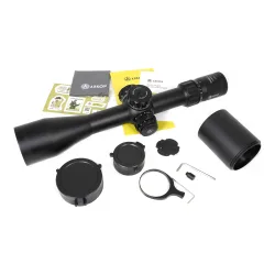 Оптический прицел ARKON Model B 5-25х56 / Аркон Модель Б 5 25 56 - комплект поставки с блендой и крышками