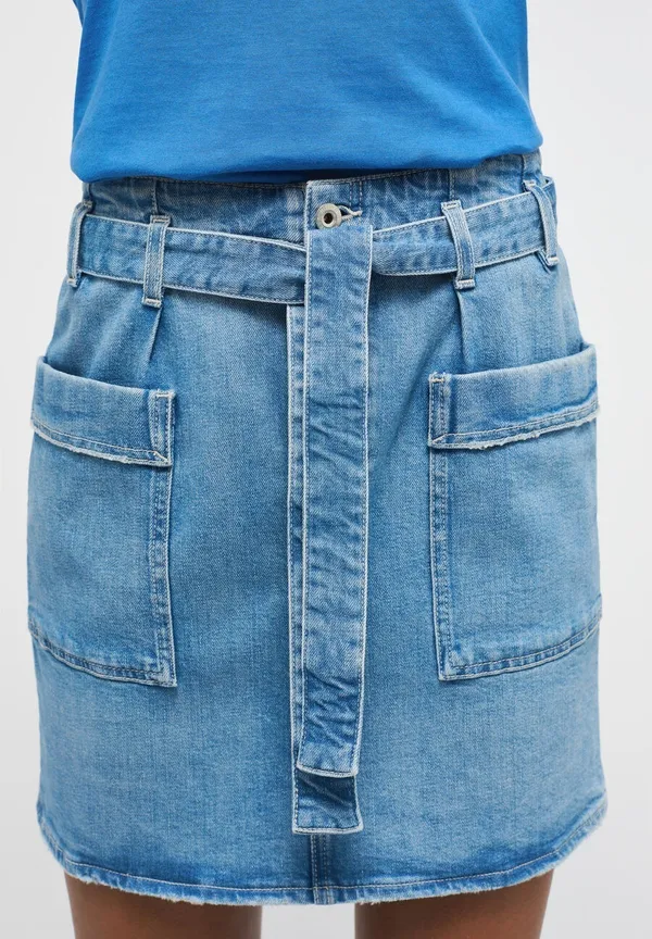 Юбка джинсовая женская MUSTANG Cargo Skirt