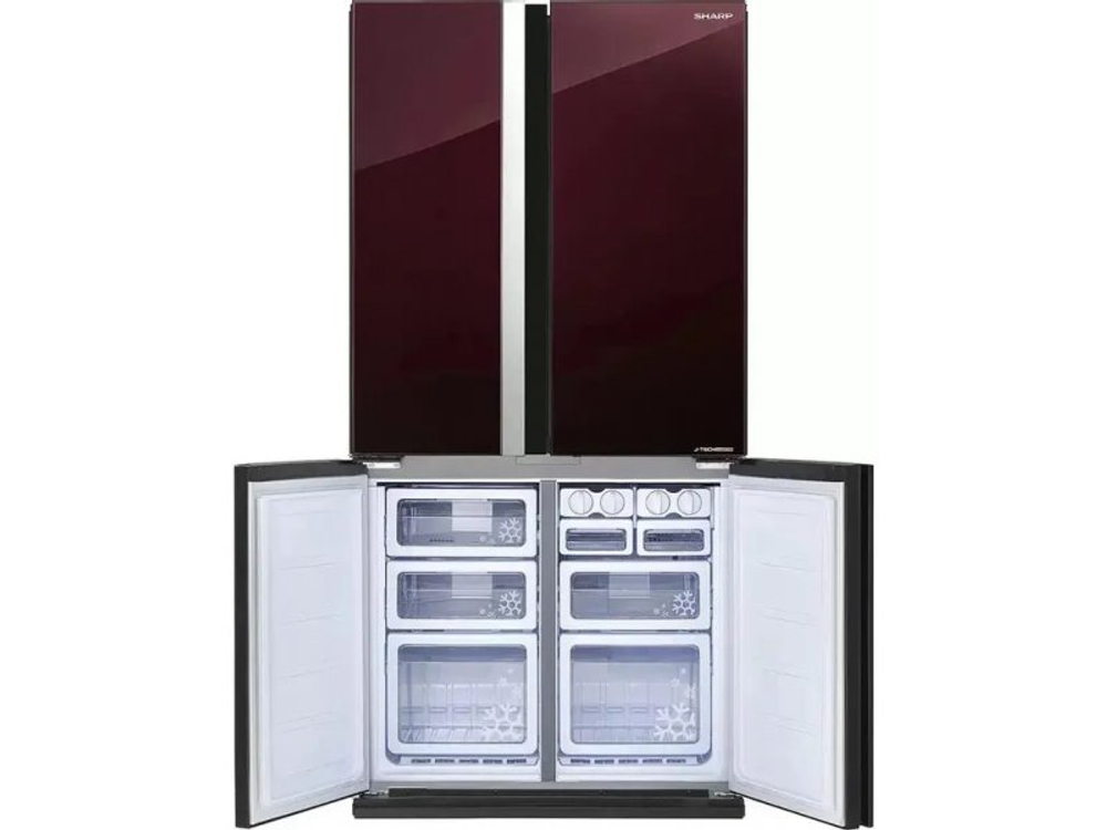 Холодильник Sharp SJGX98PRD красный