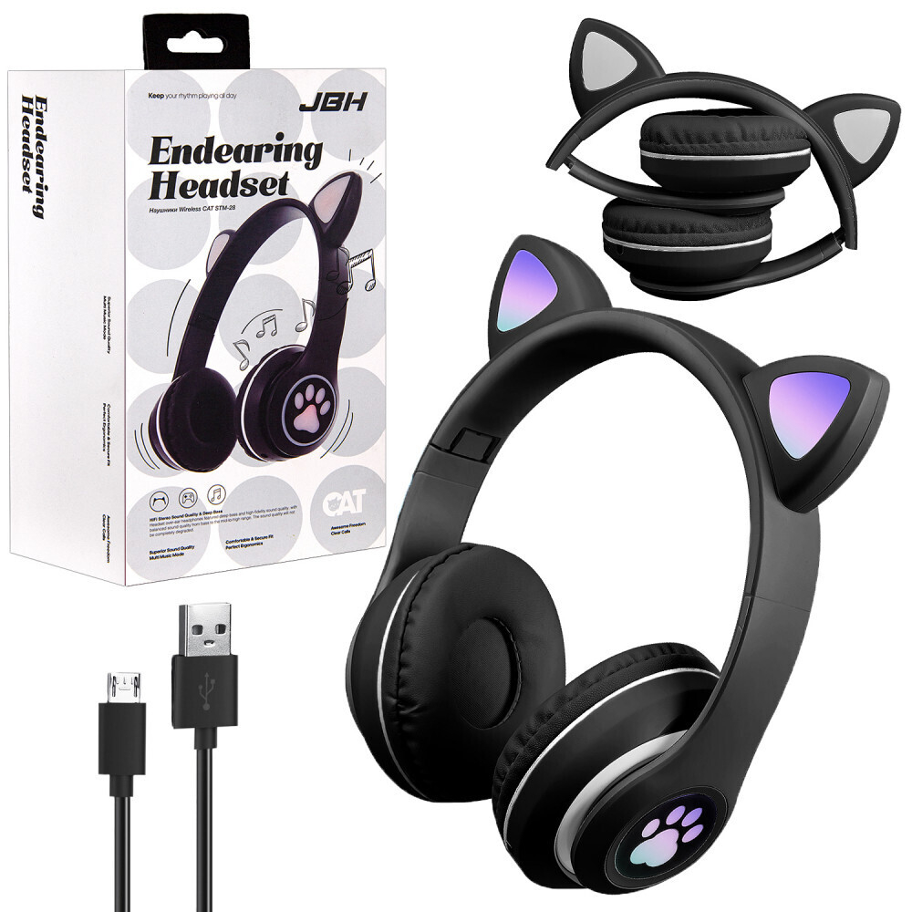 Полноразмерная bluetooth - гарнитура STM-28 CAT JBH фиолет