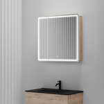 Зеркальный шкаф Sancos Mirror 790x150х740 мм, с LED подсветкой, арт. MI80ECH