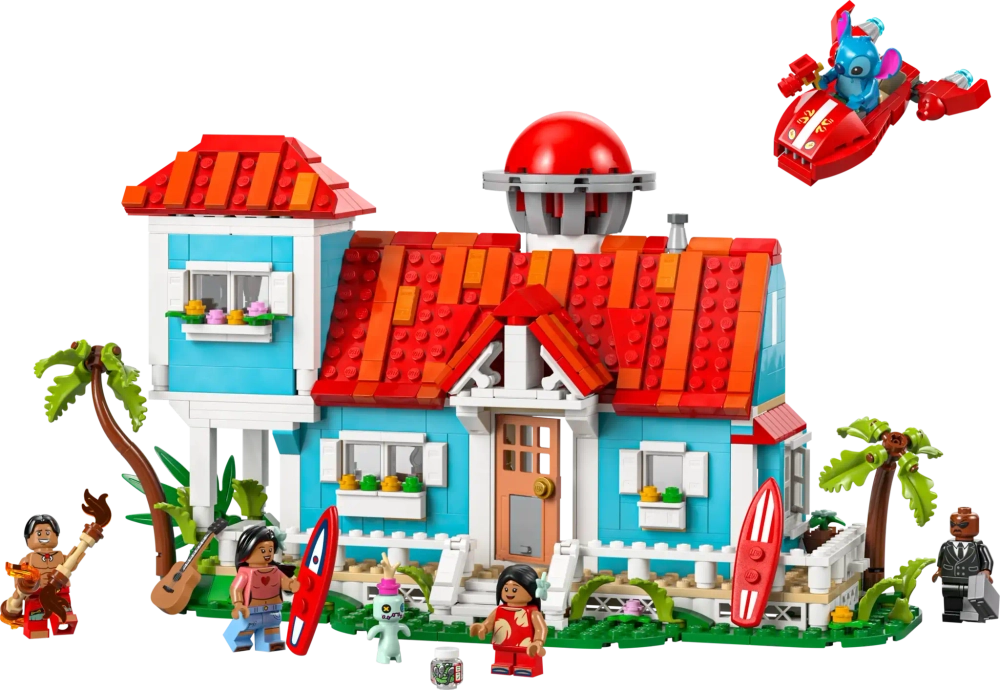 Конструктор LEGO Disney 43268 Пляжный домик Лило и Стича