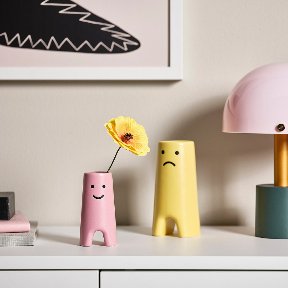 IKEA FRÖVÄXT  (ИКЕА ФРЁВЭКСТ)  -  Ваза - розовая 10 см