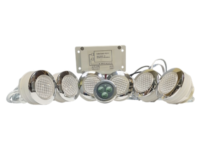 Комплект освещения(хромотерапия) Steamtec TOLO-LED01-kit3, 6 ламп