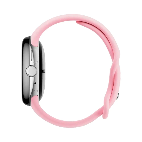 Умные часы Google Pixel Watch 3 Wi-Fi, 41mm, Polished Silver/Rose Quartz (Полированный серебристый корпус, ремешок цвета розовый кварц)